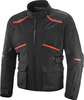 Ixon Midgard Air C Motorfiets textiel jas,  zwart-rood,  afmeting 4XL voor man