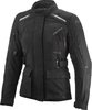 Ixon Midgard Waterdichte dames motorfiets textiel jas,  zwart,  afmeting M voor vrouw