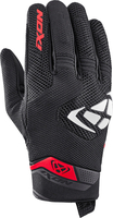 Ixon Mig 2 Airflow Motorfiets handschoenen,  zwart-wit-rood,  afmeting 2XL voor man
