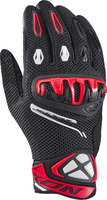 Ixon Mirage Airflow Motorfiets handschoenen,  zwart-wit-rood,  afmeting 2XL voor man