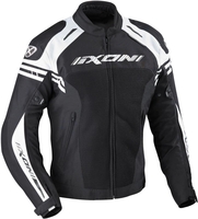 Ixon Missile HP Textiel jas,  zwart-wit,  afmeting 2XL