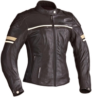 Ixon Motors Dames leren jas,  bruin,  afmeting S voor vrouw