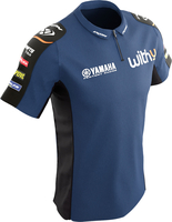 Ixon Yamaha RNF GP Replica Poloshirt,  zwart-blauw,  afmeting M