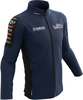 Ixon Yamaha RNF GP Replica Sweatshirt met ritssluiting,  zwart-blauw,  afmeting S