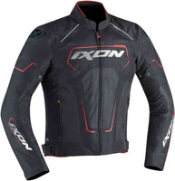 Ixon Zephyr Air HP Textiel jas Zwart Rood XL