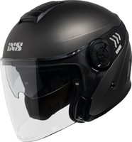IXS 100 1.0 Jet Helm,  zwart-grijs,  afmeting S