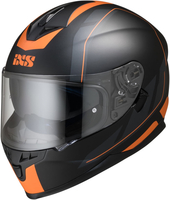 IXS 1100 2.0 Motorhelm,  zwart-oranje,  afmeting XS