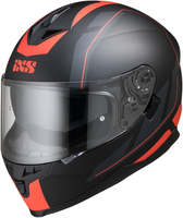 IXS 1100 2.0 Motorhelm,  zwart-rood,  afmeting S