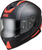 IXS 1100 2.0 Motorhelm,  zwart-rood,  afmeting XL