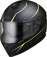 IXS 1100 2.1 Helm,  zwart-geel,  afmeting M