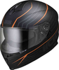 IXS 1100 2.1 Helm Zwart Oranje L
