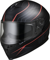 IXS 1100 2.1 Helm,  zwart-rood,  afmeting L