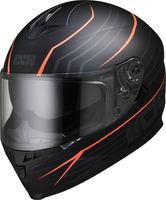 IXS 1100 2.1 Helm,  zwart-rood,  afmeting M