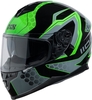 IXS 1100 2.2 Helm,  zwart-groen,  afmeting XS