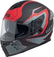 IXS 1100 2.2 Helm,  zwart-rood,  afmeting L