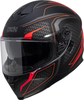 IXS 1100 2.4 Helm,  zwart-rood,  afmeting S