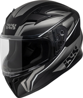 IXS 136 2.0 De Helm van jonge geitjes,  zwart-grijs,  afmeting S voor kinderen