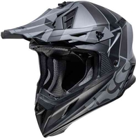 IXS 189 2.0 Motorcross helm Zwart Grijs 2XL
