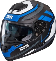 IXS 215 2.0 Helm,  zwart-wit-blauw,  afmeting 2XL