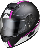 IXS 215 2.1 Helm,  zwart-wit-pink,  afmeting L