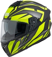 IXS 216 2.1 Helm,  zwart-geel,  afmeting XL