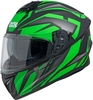 IXS 216 2.1 Helm,  zwart-groen,  afmeting S