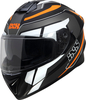 IXS 216 2.2 Helm,  grijs-oranje,  afmeting XL