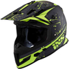 IXS 361 2.0 Motorcross helm Zwart Geel 2XL