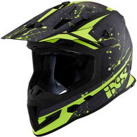 IXS 361 2.0 Motorcross helm Zwart Geel 2XL