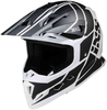 IXS 361 2.1 Motorcross helm Zwart Wit L