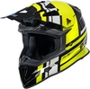 IXS 361 2.3 Motorcross helm,  zwart-geel,  afmeting 2XL