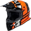 IXS 361 2.3 Motorcross helm,  zwart-oranje,  afmeting L