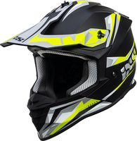 IXS 362 2.0 Motorcross Helm,  zwart-geel,  afmeting XS