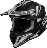 IXS 362 2.0 Motorcross Helm,  zwart-grijs-wit,  afmeting L