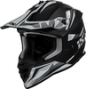 IXS 362 2.0 Motorcross Helm,  zwart-grijs-wit,  afmeting XL