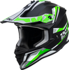 IXS 362 2.0 Motorcross Helm,  zwart-groen,  afmeting 2XL