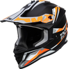 IXS 362 2.0 Motorcross Helm,  zwart-oranje,  afmeting 2XL