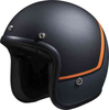 IXS 77 2.2 Jet helm Zwart Oranje L