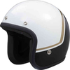 IXS 77 2.2 Jet helm Zwart Wit Goud L