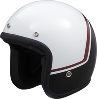 IXS 77 2.2 Jet helm,  zwart-wit-rood,  afmeting S