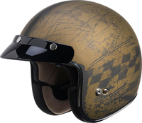 IXS 77 2.5 Jet helm,  zwart-goud,  afmeting M