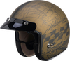 IXS 77 2.5 Jet helm,  zwart-goud,  afmeting XS