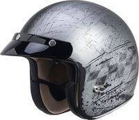IXS 77 2.5 Jet helm,  zwart-zilver,  afmeting M