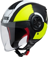 IXS 851 2.0 Jet helm,  zwart-geel,  afmeting XL