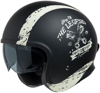 IXS 880 2.0 Jet helm,  zwart-beige,  afmeting 2XL