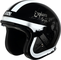 IXS 880 2.2 Jet Helm,  zwart-wit,  afmeting 2XL