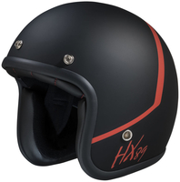 IXS 89 2.0 Jet Helm,  zwart-rood,  afmeting L