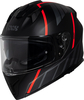 IXS iXS217 2.0 Helm,  zwart-rood,  afmeting 2XL voor man