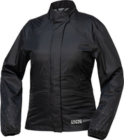IXS Ligny Dames Regen Jas,  zwart,  afmeting XL voor vrouw