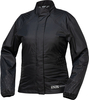 IXS Ligny Dames Regen Jas,  zwart,  afmeting XS voor vrouw